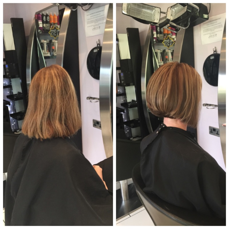 Before and After Colour and Style Photos - Oasis Hair Nantwich