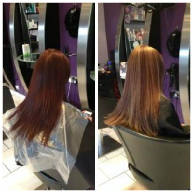 Before And After Colour And Style Photos Oasis Hair Nantwich